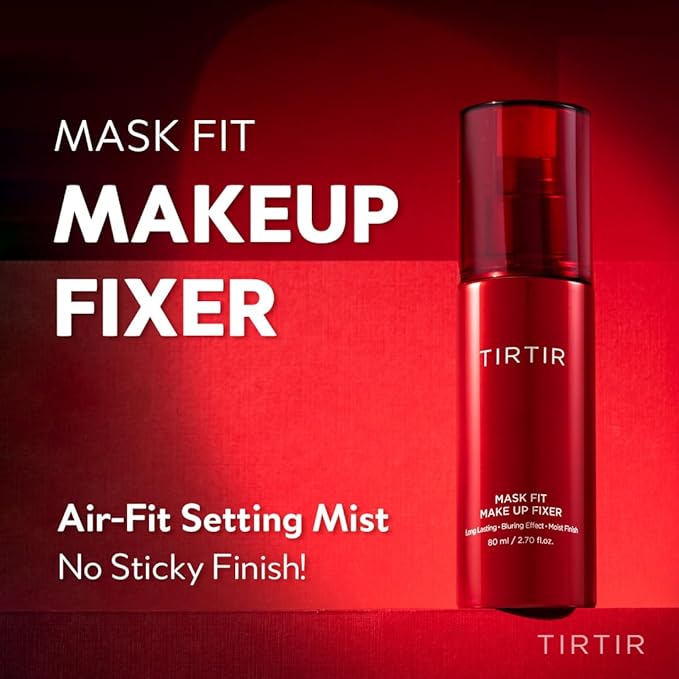 TIRTIR Mask Fit Make-up Fixer, 24H Long Lasting Makeup Finishing Setting Spray, Lightweight and Non-greasy, 2.7 Fl Oz-Velvo Beauty