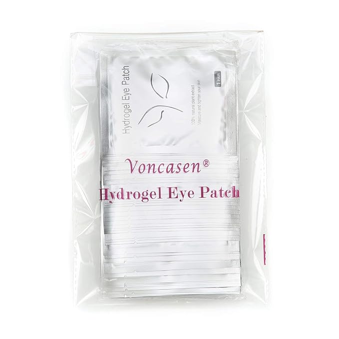 50 Pairs Set, Under Eye Pads, Comfy and Cool Under Eye Patches Gel Pad for Eyelash Extensions Eye Mask Beauty Tool-Velvo Beauty