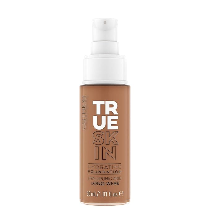 Catrice | True Skin Hydrating Foundation | Lightweight Buildable Coverage with Hyaluronic Acid and Watermelon Seed Oil | Vegan & Cruelty Free (080 | Neutral Pecan)-Velvo Beauty