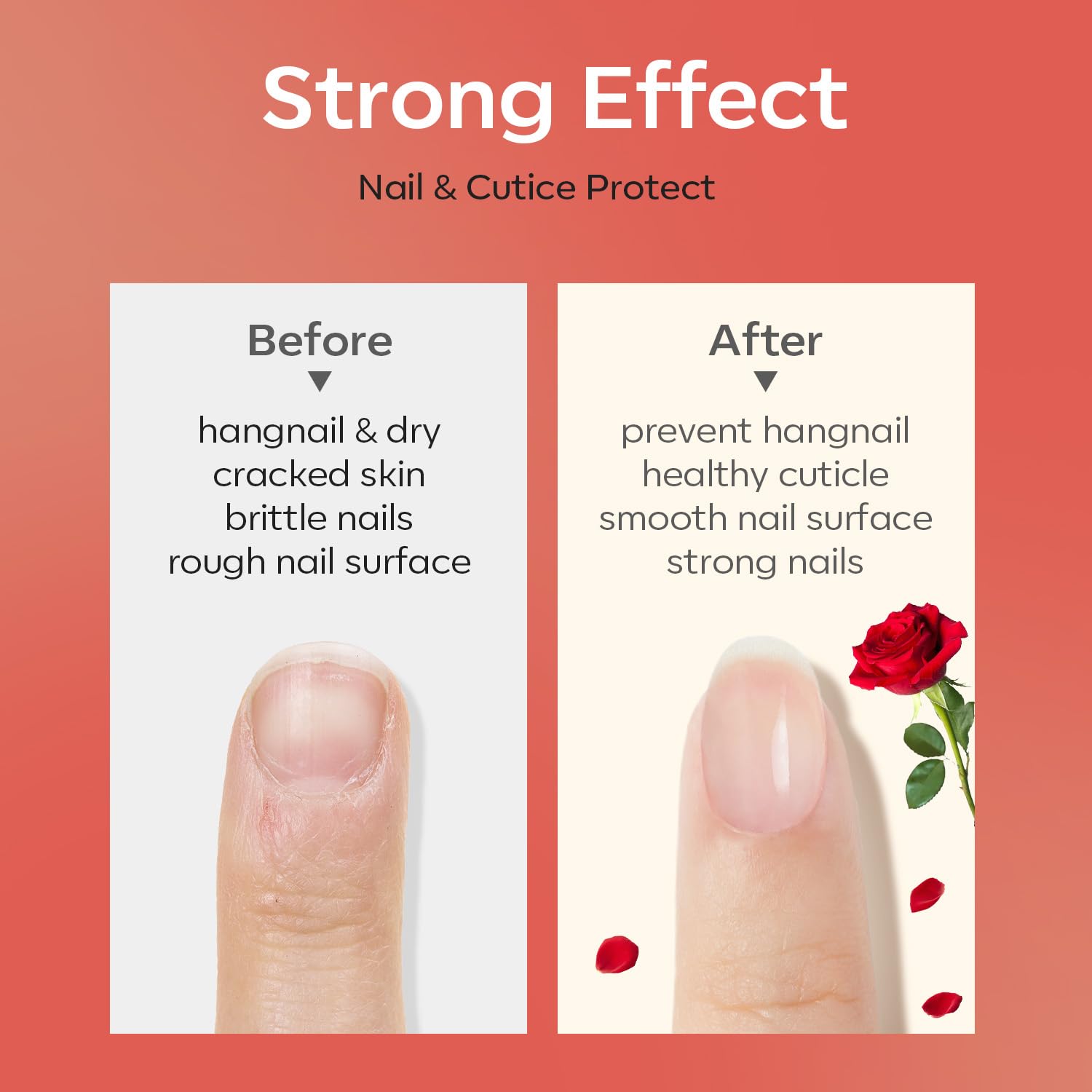 modelones Cuticle Oil for Nails Rose Nail Oil for Growth and Strength Nail Growth Oil Cuticle Care Quick Dry Nail Care Moisturize and Strengthen Damaged Nails 15ml 0.5Fl Oz-Velvo Beauty