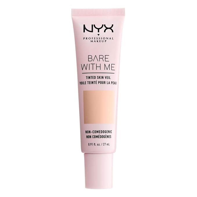 NYX PROFESSIONAL MAKEUP Bare With Me Tinted Skin Veil, Lightweight BB Cream - Pale Light-Velvo Beauty