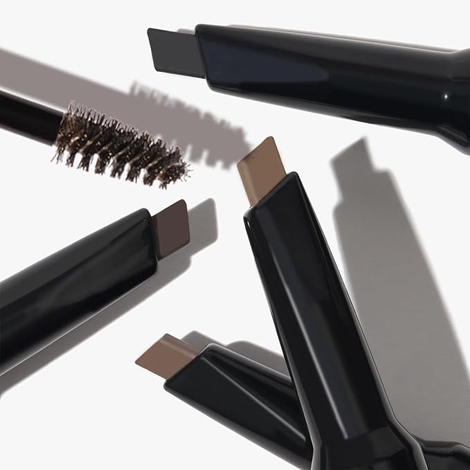 LAURA GELLER NEW YORK Sculpt-n-Stay Waterproof Brow Pencil & Gel- Dark Brown-Velvo Beauty