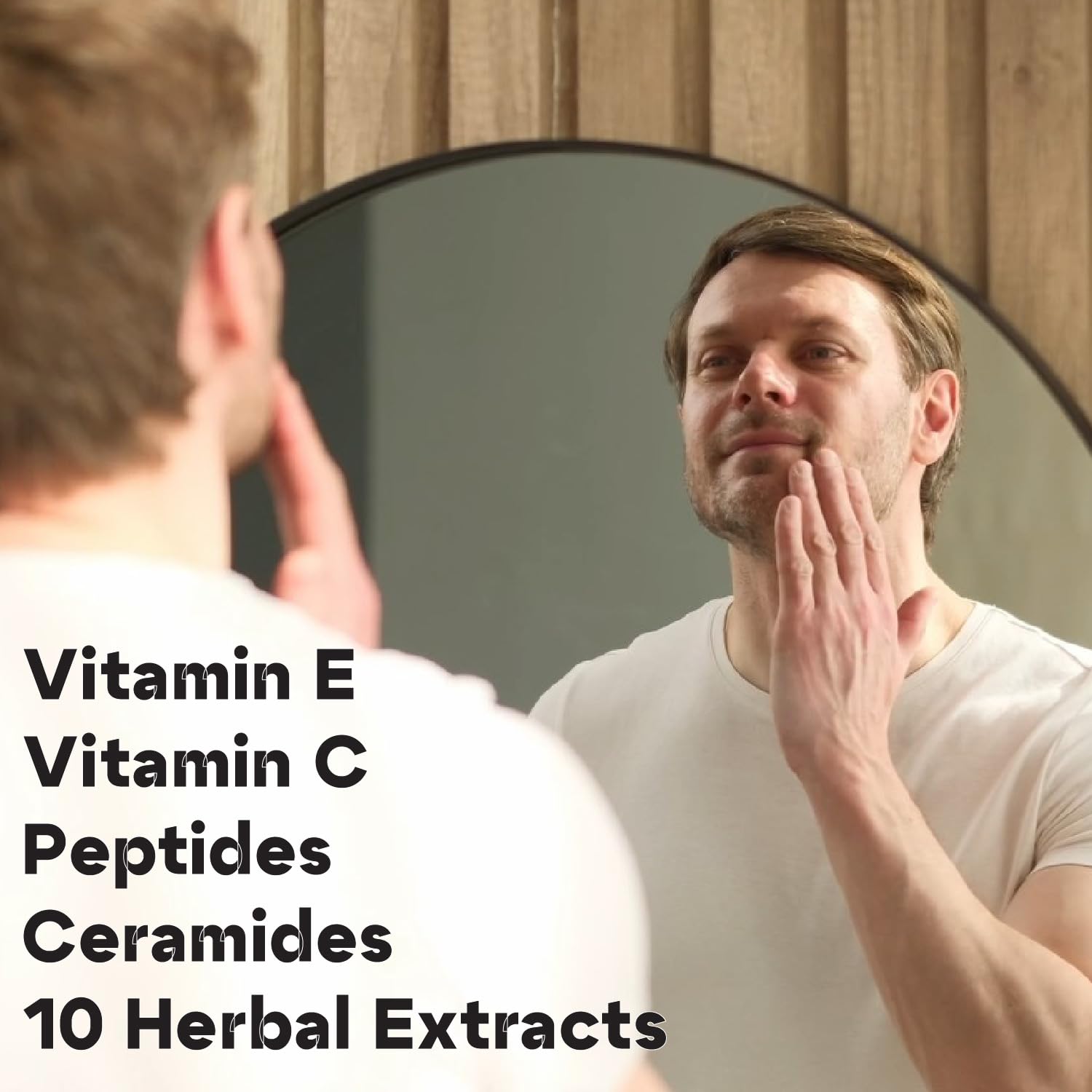 Titan Anti-Aging Mens Face Cream – Mens Face Moisturizer – For Men, Face Lotion – Men, Skin Care – Tighten, Tone, Revitalize – Ceramides, Vitamin C & E, Squalane – All Skin Types – Unscented-Velvo Beauty