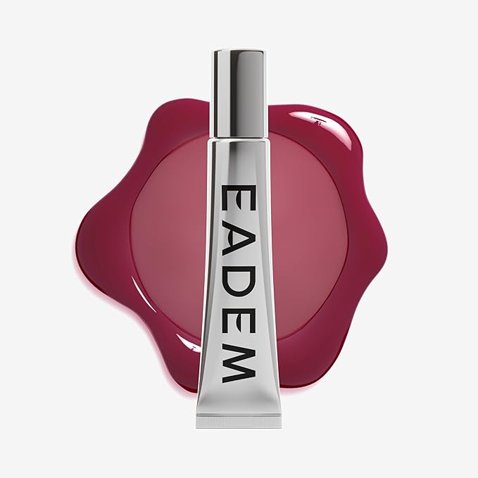 EADEM Le Chouchou Lip Softening Balm, Lip Gloss for Women, Lip Plumper & Lip Mask, Overnight Hydrating & Moisturizing Luxury Lip Balm, 0.5 oz, Bissap Glaze-Velvo Beauty