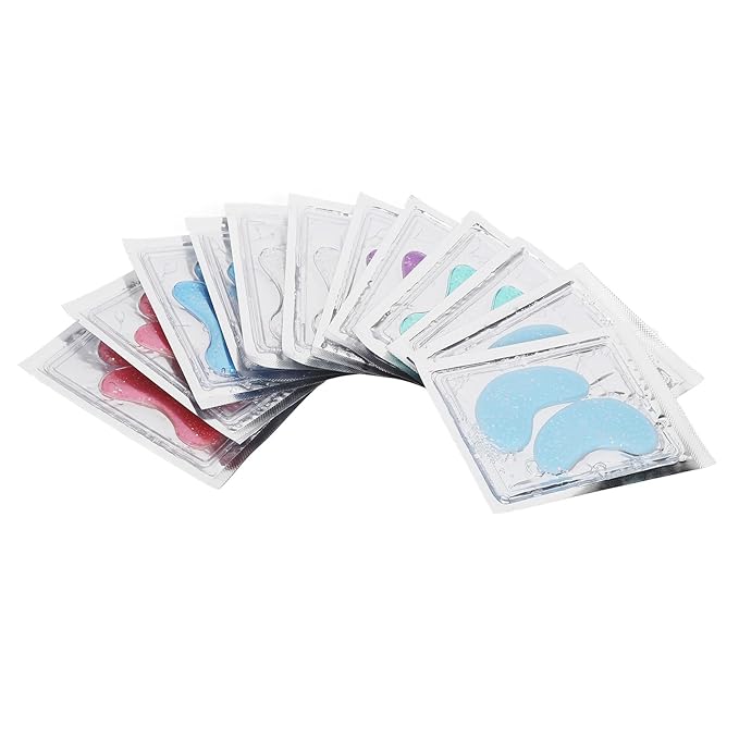 8 Pack Reusable Ice Gel Eye Pad for Puffy Eyes, Hot Cold Eye Mask, Deep Hydration and Anti Aging Effects-Velvo Beauty