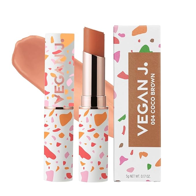 Lip Balm – Long-Lasting Hydration with Natural Color – Korean Beauty, Oasis Plant Complex, Silicone-Free, Vegan & Cruelty-Free Lip Care (004 Coco Brown)-Velvo Beauty