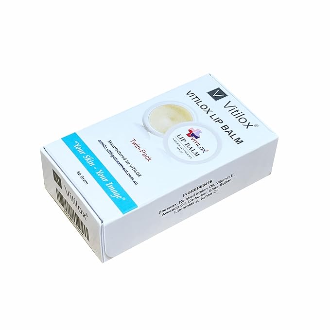 Vitiligo Vitilox® Lip Balm 'Twin Pack'-Velvo Beauty