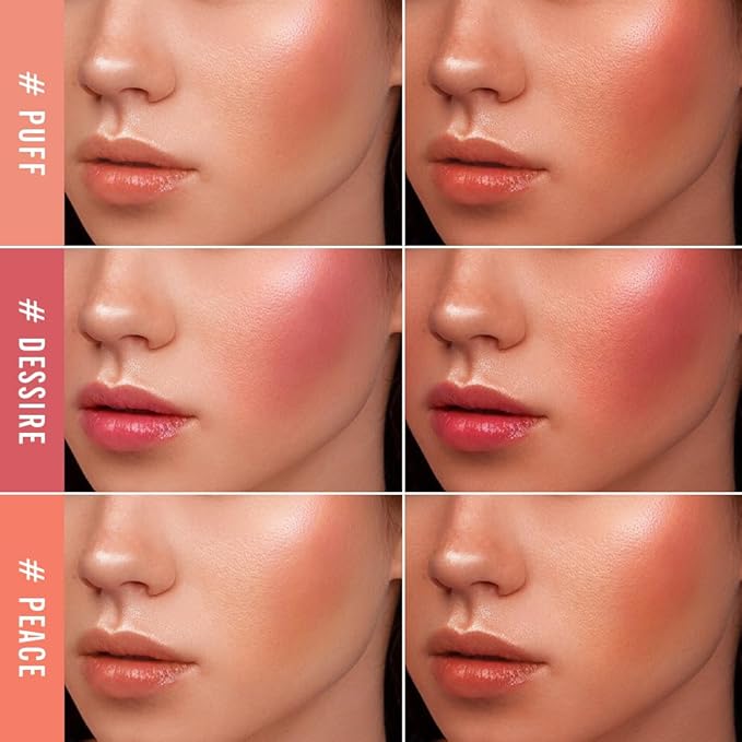 KIMUSE Soft Cream Blush Makeup, Liquid Blush for Cheeks, Weightless, Long-Wearing, Smudge Proof, Natural-Looking, Dewy Finish-Velvo Beauty