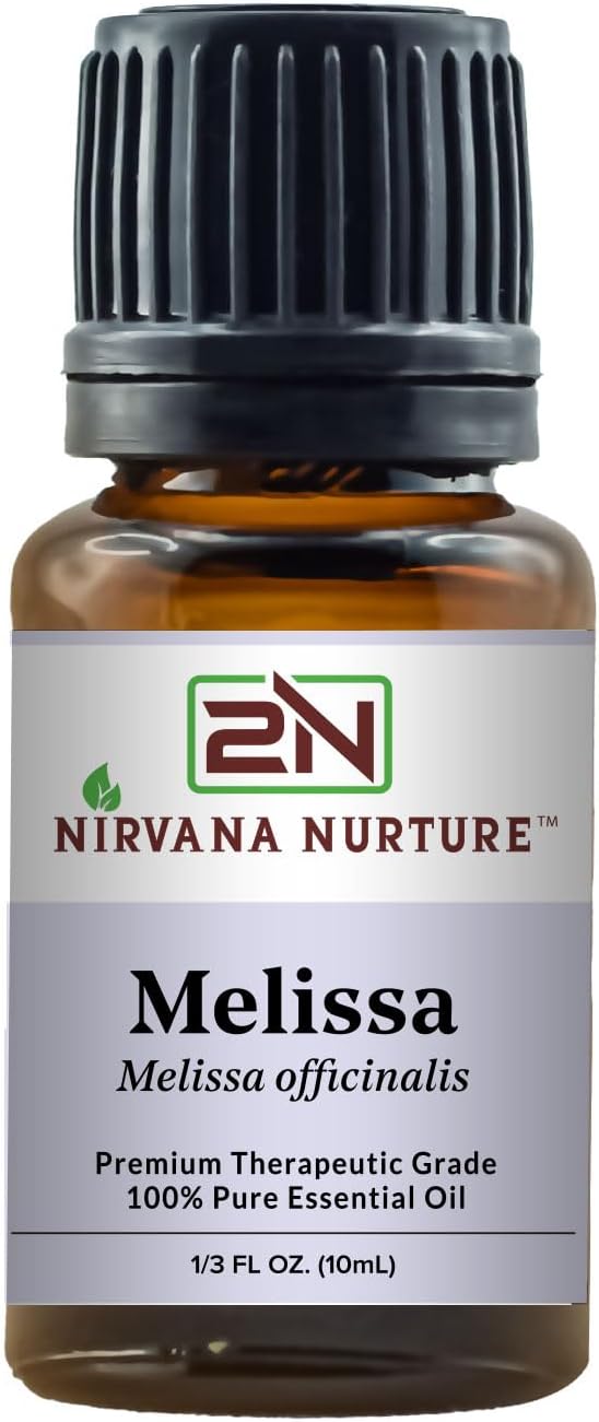 Melissa Essential Oil 100% Pure Premium Therapeutic Grade, Undiluted - Aromatherapy Diffuser for Calm and Relaxation, Skin Care, Hair Care-Velvo Beauty