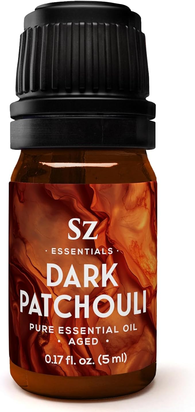 – 5-Year Aged Dark-Patchouli – Premium Essential Oil – Deep, Earthy Aroma | 100% Pure for Aromatherapy, Wellness & Natural Perfumery – DIY | Therapeutic Grade & Vegan – 0.17 fl oz.-Velvo Beauty