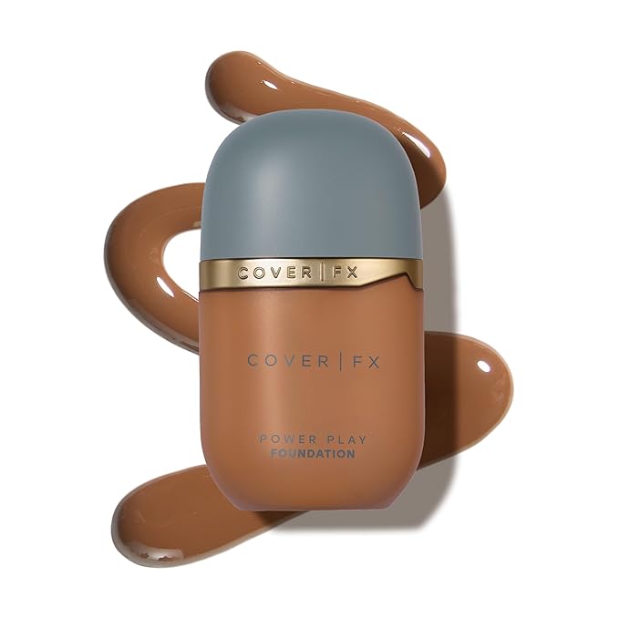 COVER FX Power Play Foundation - Shade D1 - Buildable Full Coverage - Waterproof Sweat-Proof Transfer-Proof - Natural Matte Finish - All Skin Types-Velvo Beauty
