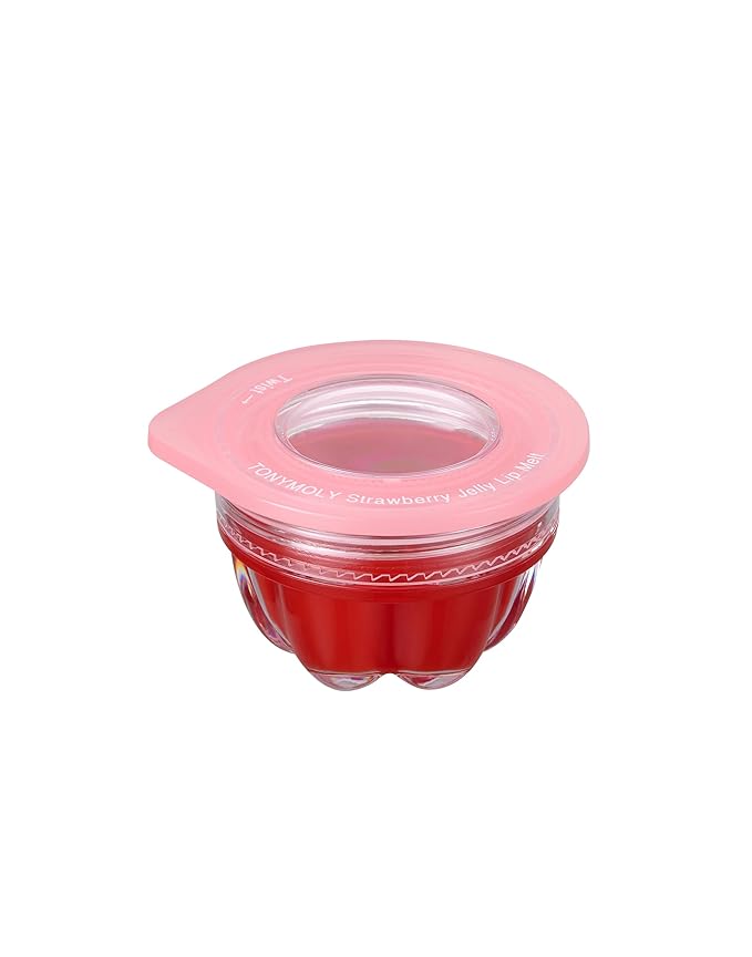 TONYMOLY Strawberry Jelly Lip Melt - Hydrating Lip Balm with Strawberry Extract, and Vitamin E - Moisturizing and Nourishing - 10g-Velvo Beauty