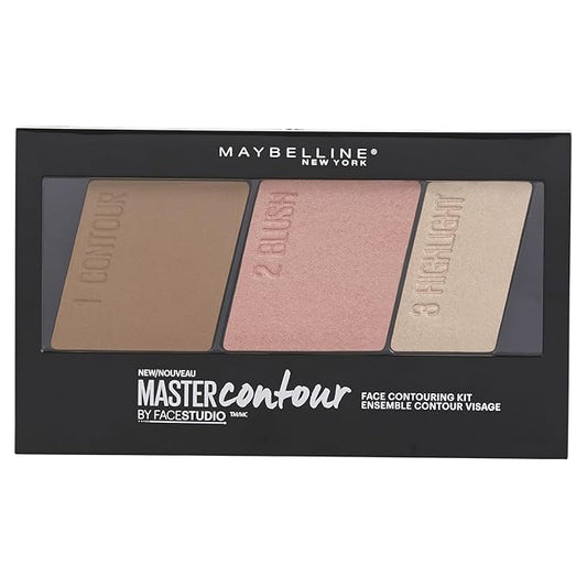 Maybelline Facestudio Master Contour Face Contouring Kit, Light to Medium, 1 Count-Velvo Beauty