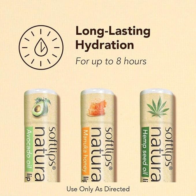 Softlips Natural with Avocado Oil Lip Balm (6)-Velvo Beauty