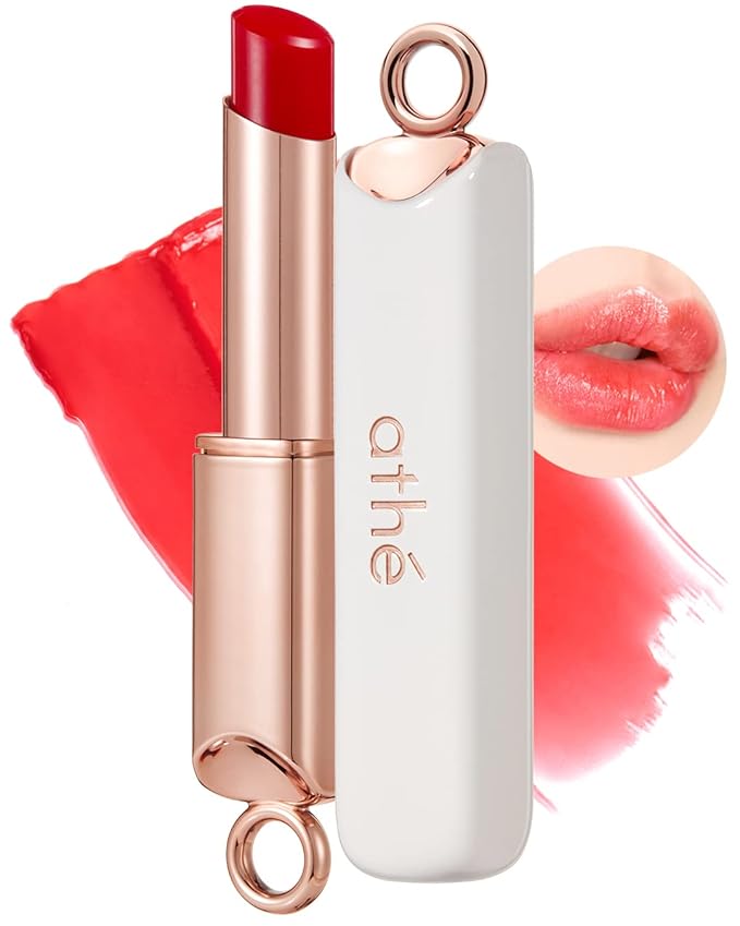 ATHÉ Authentic Lip Balm 04 BRAVE (Tinted), Lightweight Wear & Plumping Lips without Stickiness, Moisturizing & Nourishing Plant-Based Vegan Chapstick for Dry, Petrolatum Free, Cruelty-Free-Velvo Beauty