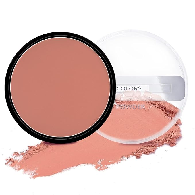 Boobeen Powder Blush Matte Blush, Highly Pigmented Beauty Cream Blush Palette for Create A Natural Cheek Flushed Look, Rich Colors-Velvo Beauty
