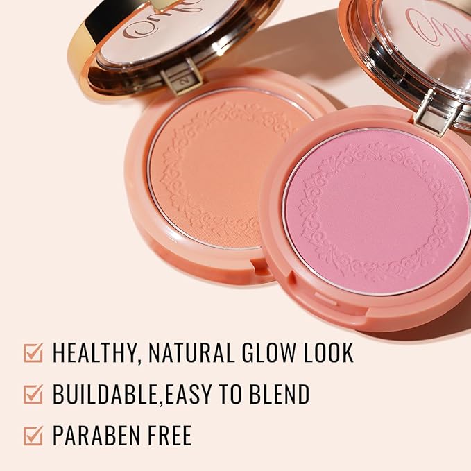 Oulac Purple Blush for Cheeks Blush Makeup| Highly Pigmented Cream Blush| Natural Matte Glow| Shape & Highlight Face| Cruelty-Free Blush with Rose Oil| N20 Believe 4.8g-Velvo Beauty