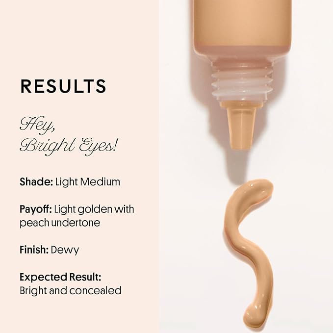 Winky Lux Peeper Perfect Under Eye Concealer, Makeup & Eye Brightener, Full Coverage Concealer for Dark Circles, Color Corrector & Eye Primer, With Collagen, Hyaluronic Acid & Vitamin E (Light Medium)-Velvo Beauty