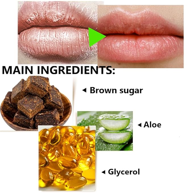 Sugar Lip Scrub - Gentle Lip Care Lip Exfoliator & Moisturizer - Exfoliating Lip Scrubber for Dry Lips-Velvo Beauty