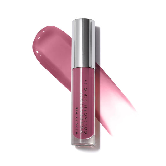 Beauty Pie Wondergloss Collagen Lip Oil + Plum Naked 0.13 fl oz – Hydrating, Plumping, Non‑Sticky Lip Oil Gloss Hybrid with Collagen AC Micro‑Vectors & Cherry Hibiscus Oils-Velvo Beauty