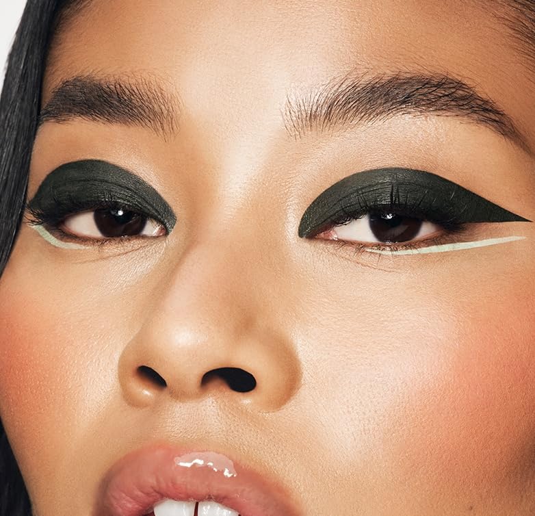 MAKE Beauty Liquid Line Waterproof Liquid Eyeliner Pen. Smudge-Proof Felt Tip for Precise Application of Lines, Wings, and Graphics. Long Lasting Eye Liner - Shade, Space Camp-Velvo Beauty