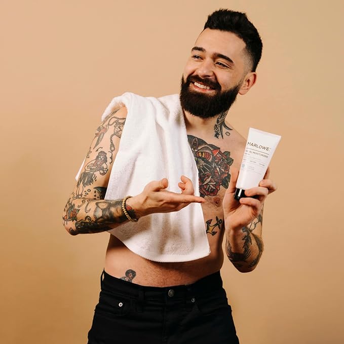 MARLOWE. Best Sellers Kit | No. 203 | Features Signature Body Scrub Soap Bar, Men's Facial Cleanser & Facial Moisturizer | Great Gift for Men-Velvo Beauty