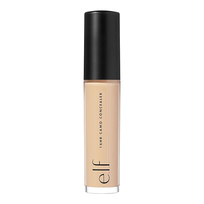 e.l.f. 16HR Camo Concealer, Full Coverage & Highly Pigmented, Matte Finish, Medium Warm, 0.203 Fl Oz-Velvo Beauty