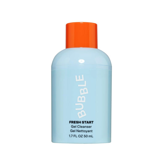 Bubble Skincare Fresh Start Gel Cleanser - Gentle Exfoliating Face Wash for Oily Skin - Formulated with Aloe Vera Juice + Caffeine to Protect and Soothe Complexion (50ml)-Velvo Beauty