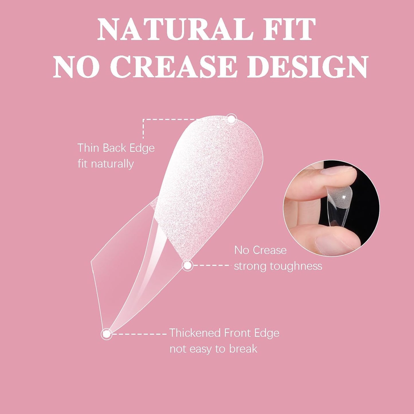 Short Square Nail Tips, SSWSBYKE 300pcs Soft Gel Nail Tips for Full Cover Pre-Shaped Acrylic Fake Nails Tips 15 Sizes Half Matte Press On Nails for Extension Home DIY Salon-Velvo Beauty