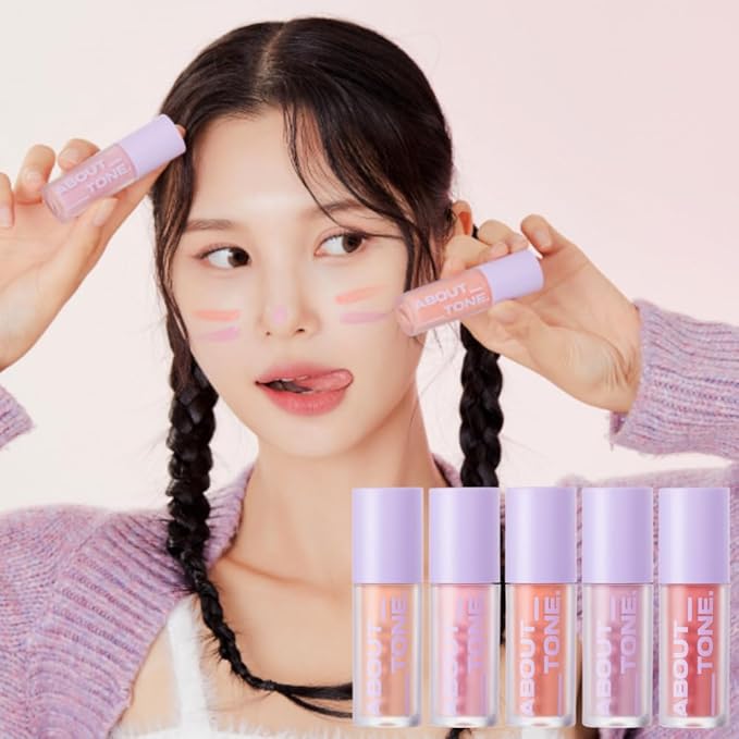 Fluffy Air Blusher 5 Colors - Lightweight Melting Liquid Blush for Colorful Cheeks, Highly Pigmented, Cheekbones and Eye Makeup, Soft Matte Finish, Buildable Formula (03 DEAR PEACH)-Velvo Beauty