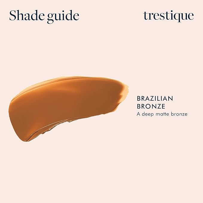 trestique Bronzer Stick, Refillable Contour Stick With Built-In Blending Brush, Sustainable Contour Makeup, Clean Beauty Cream Bronzer-Velvo Beauty