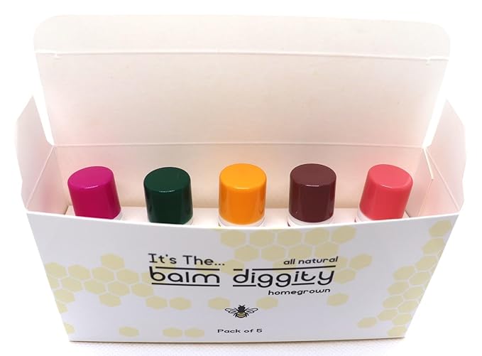 It's The Balm Diggity Beeswax All Natural, Moisturizing, And Nourishing Lip Balm, Made With Only 5 Ingredients, 1 tube, 0.15 ounces (5-PACK)-Velvo Beauty