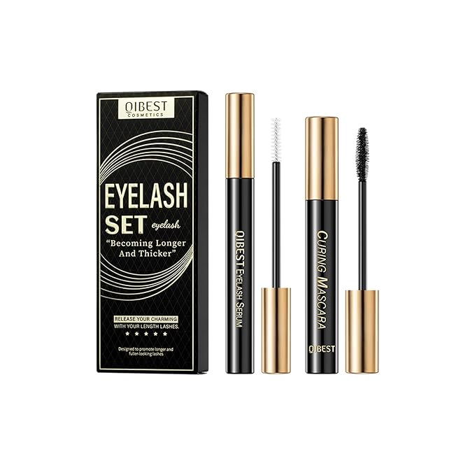 Makeup Sets.Lash serum.Mascara.Waterproof Smudgeproof Long Lasting.Gift Kit for Women Girls(2 Pcs Set)-Velvo Beauty