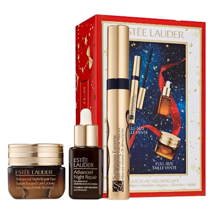 Estée Lauder Gaze At Me Advanced Night Skincare and Sumptuous Extreme Mascara Gift Set-Velvo Beauty