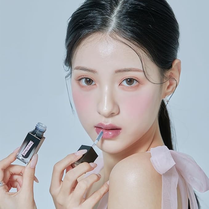Keep In Touch The Black Plumper Tint | 2X Plumping Effect, Moisturizing Lip Gloss | Vegan and Cruelty-Free Korean Lip Tint (Royal Midnight)-Velvo Beauty