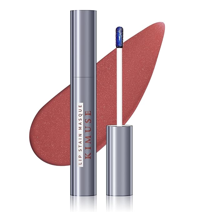 KIMUSE Lip Stain Masque: Peel Off Lip Stain Long Lasting Waterproof 12HR Transfer Proof & Hydrating Tint, Instant Lip Color With Natural Matte Effects, Vegan & Easy To Use-Velvo Beauty