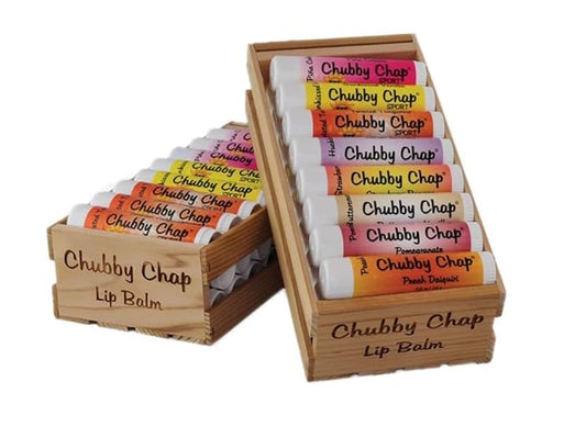 Chubby Chapstick - Large Jumbo Chapstick Natural Chapstick - .5 Ounce Lip Balm (Caramel)-Velvo Beauty