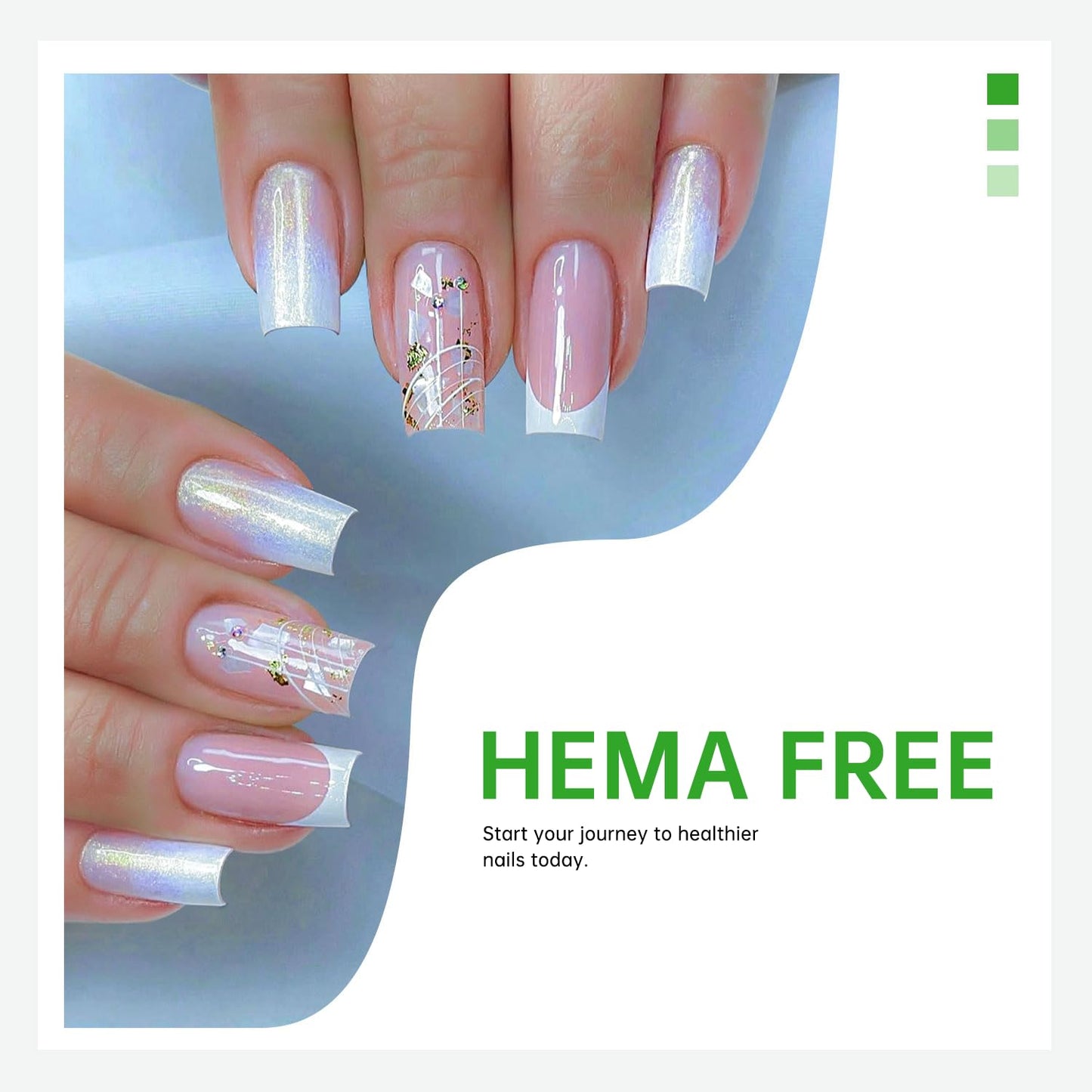 Hema Free Base Gel - Hypoallergenic Strong Adhesion (30+ Days) | Multi-Functional Clear Builder for Natural Nails & Extensions Gift for Women-Velvo Beauty
