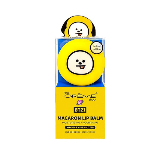 The Crème Shop BT21 CHIMMY Macaron Lip Balm - Lemon Drop-Velvo Beauty