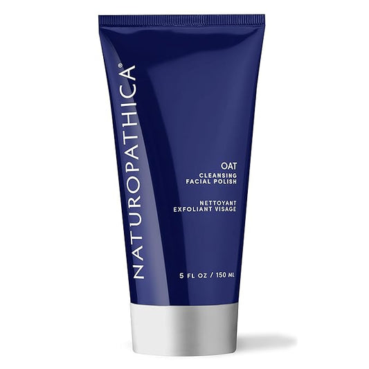 Naturopathica Oat Cleansing Facial Polish - Multi-Use Facial Cleanser - Face Scrub & Mask - Exfoliating Face Wash for Women & Men - Gentle Exfoliating - 5 floz-Velvo Beauty