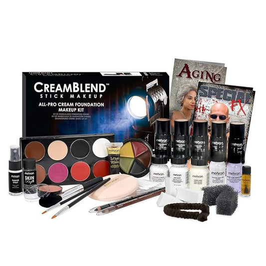 Mehron Makeup Creamblend All-Pro Student Makeup Kit (Fair)-Velvo Beauty
