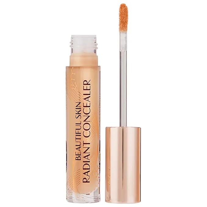 Charlotte Tilbury Beautiful Skin Medium to Full Coverage Radiant Concealer with Hyaluronic Acid – 11.5 Tan-Velvo Beauty