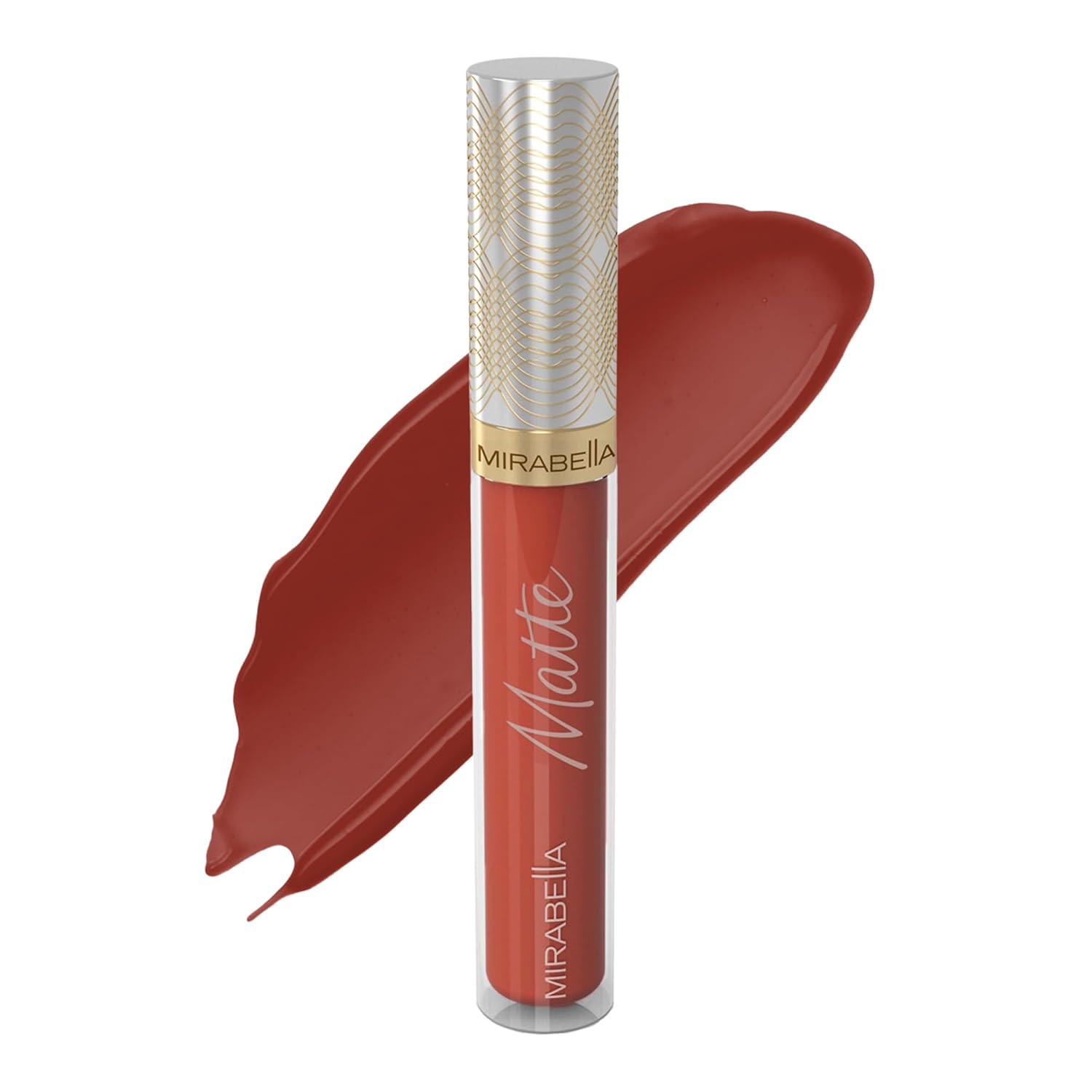 Mirabella Luxe Advanced Formula Matte Lip Gloss, Richly Pigmented Long-Wear and Full-Coverage Liquid Lipstick, Matte Lipstick for Women Stays Put and Won't Dry or Crack Lips, Trendsetter-Velvo Beauty