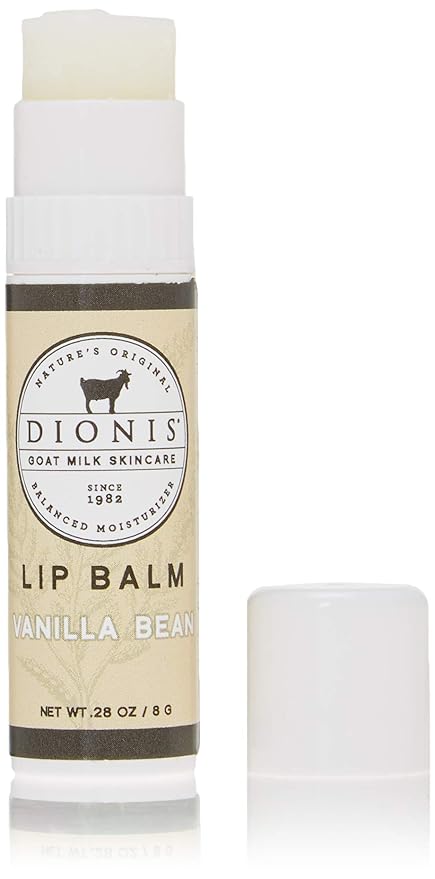Dionis Goat Milk Skincare Lip Balm (Vanilla Bean, 0.28 oz)-Velvo Beauty