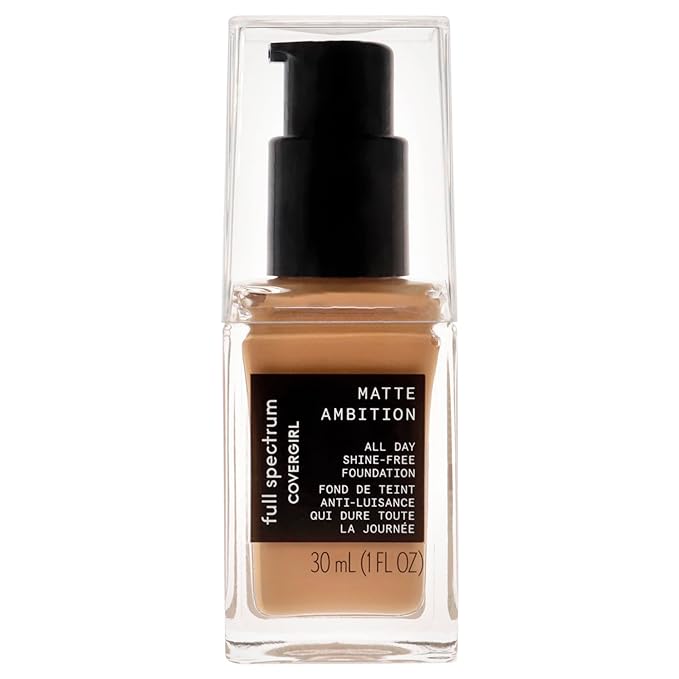 COVERGIRL Matte Ambition, All Day Foundation, Medium Cool 2, 1.01 Ounce-Velvo Beauty