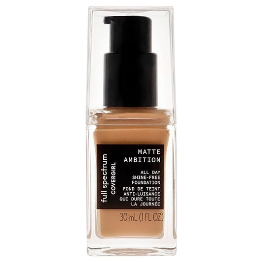 COVERGIRL Matte Ambition, All Day Foundation, Medium Cool 2, 1.01 Ounce-Velvo Beauty