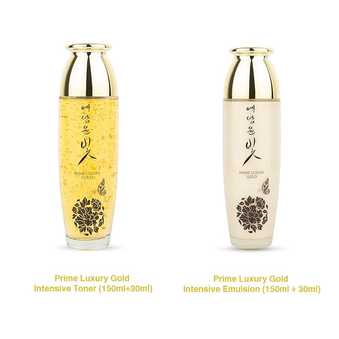Premium Luxury Gold Women Facial Skin Care Set (7Pcs) Beauty & Personal Care, Nourishing And Moisturizing, Calming Korea Cosmetic for Yedam Yun Bit-Velvo Beauty