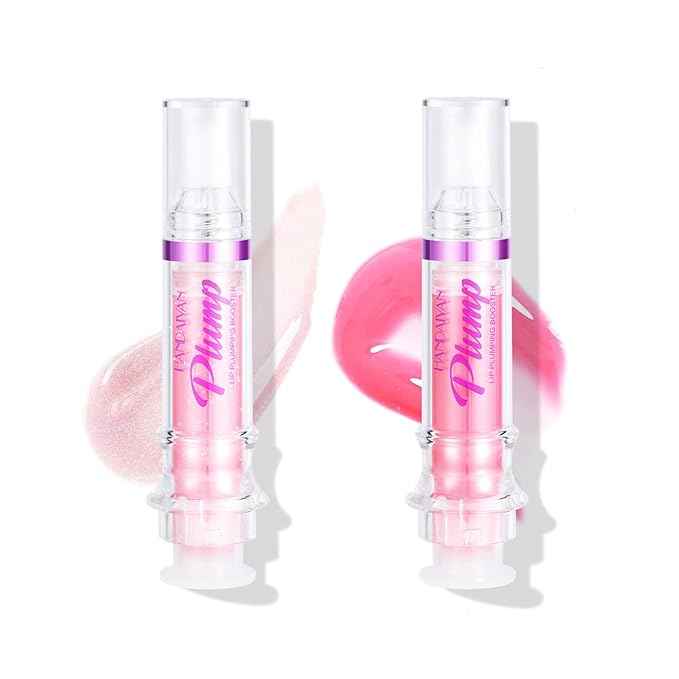 Lip Plumping Booster, Plumping Lip Oil with Chili Extract, Plump & Pout Lip Plumper, Slightly Spicy Lip Plumping Gloss, Fuller Lips Instantly, Hydrating, High-Shine-Velvo Beauty