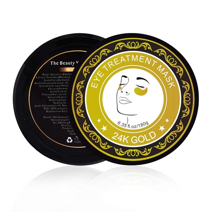 Under Eye Patches (30 Pairs Eye Gels) - Golden Eye Mask with Amino Acid & Collagen - Rejuvenating Treatment for Dark Circles, Puffy Eyes, Refreshing, Revitalizing, Travel, Wrinkles-Velvo Beauty