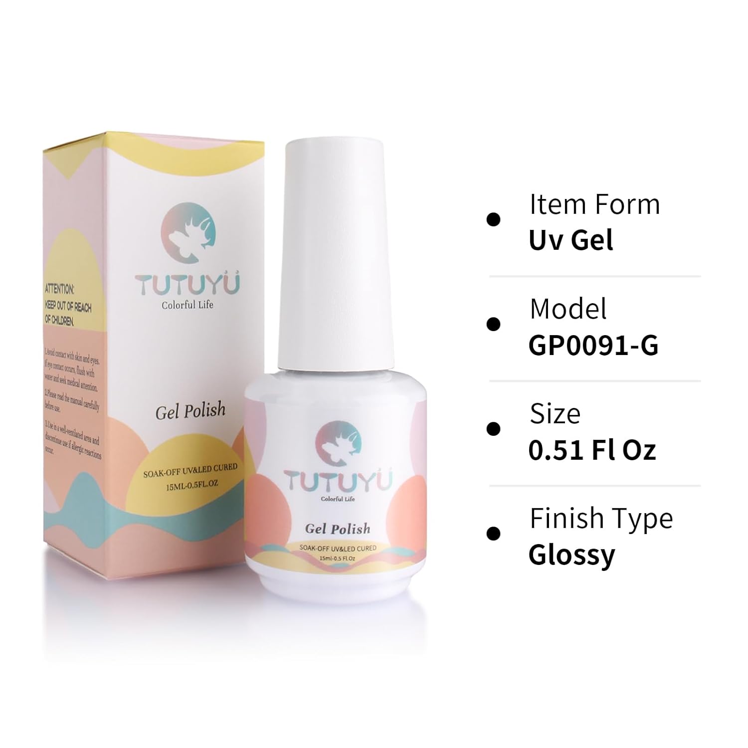 Silver Glitter Gel Polish,15ml UV/LED Soak Off Sparkly Metallic Silver Gel Nail Polish for Manicure Salon or DIY Nail Art at Home,French Tip Color- GP0091-Velvo Beauty